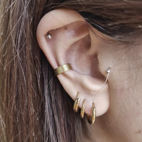 EAR CUFF MONO ORECCHINO FASCIA ARGENTO 925