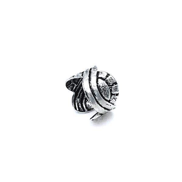 EAR CUFF MONO ORECCHINO FASCIA INTARSIATO ARGENTO 925
