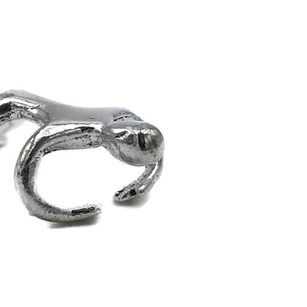 EAR CUFF OMINO POP ART KEITH HARING MONO ORECCHINO ARGENTO 925