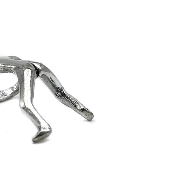 EAR CUFF OMINO POP ART KEITH HARING MONO ORECCHINO ARGENTO 925
