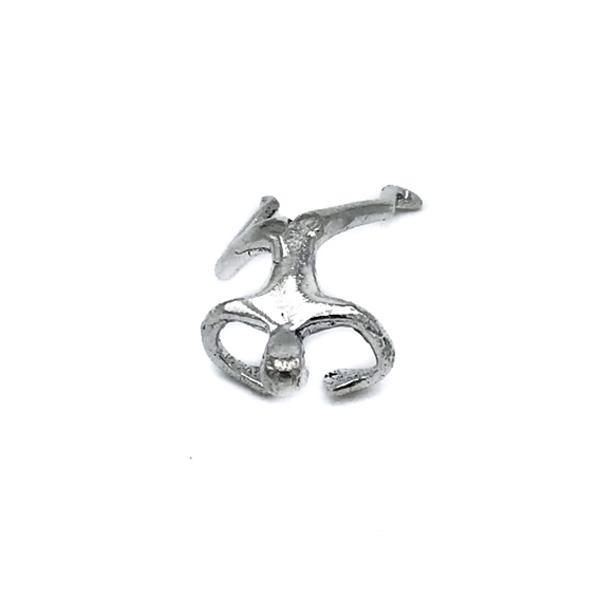 EAR CUFF OMINO POP ART KEITH HARING MONO ORECCHINO ARGENTO 925