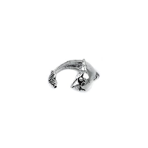 EAR CUFF UNDER THE SEA MONO ORECCHINO DELFINO ARGENTO 925
