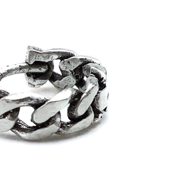 MONO ORECCHINO FASHION CERCHIO CATENA GRUMETTA ARGENTO 925