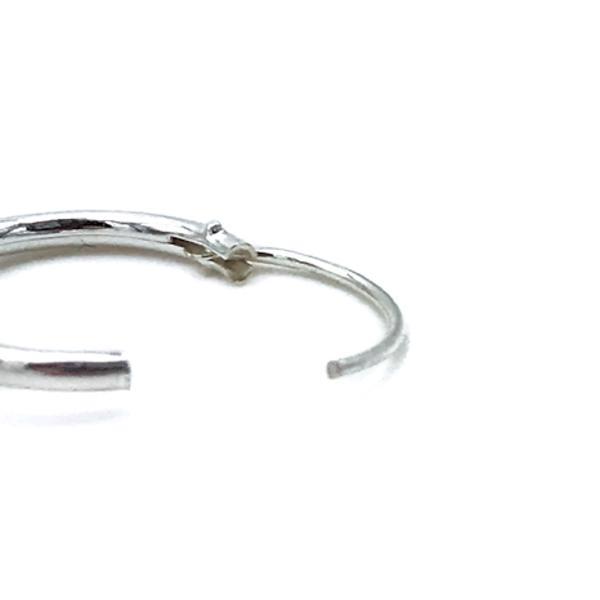 MONO ORECCHINO LIGHTNING CERCHIO CHARM FULMINE ARGENTO 925