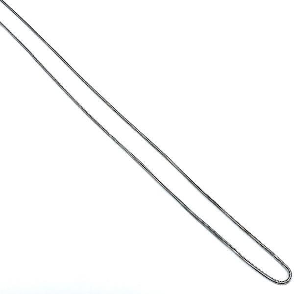 COLLANA  MAGLIA A SPIGA CATENA PER CIONDOLI UNISEX ARGENTO 925