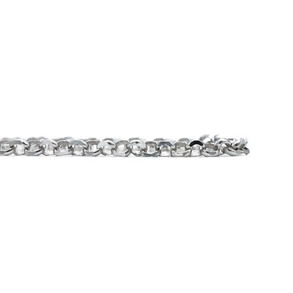 COLLANA MAGLIA ROLO CATENA PER CIONDOLI UNISEX ARGENTO 925