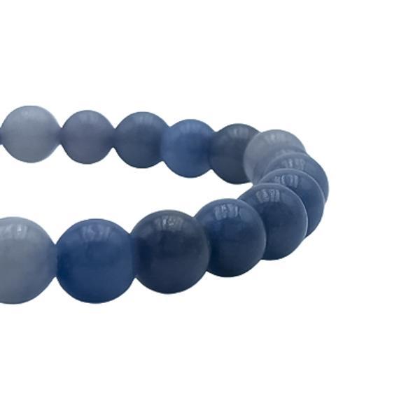 BRACCIALE ENERGETICO ELASTICO UNISEX SFERE DUMORTIERITE REGOLABILE 
