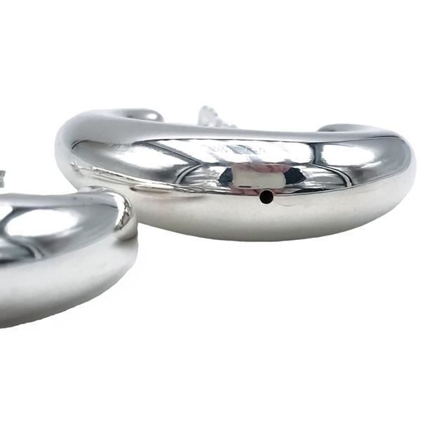 ORECCHINI ETNICO CHIC SEMI CERCHIO BOMBATO SAGOMATI ARGENTO 925